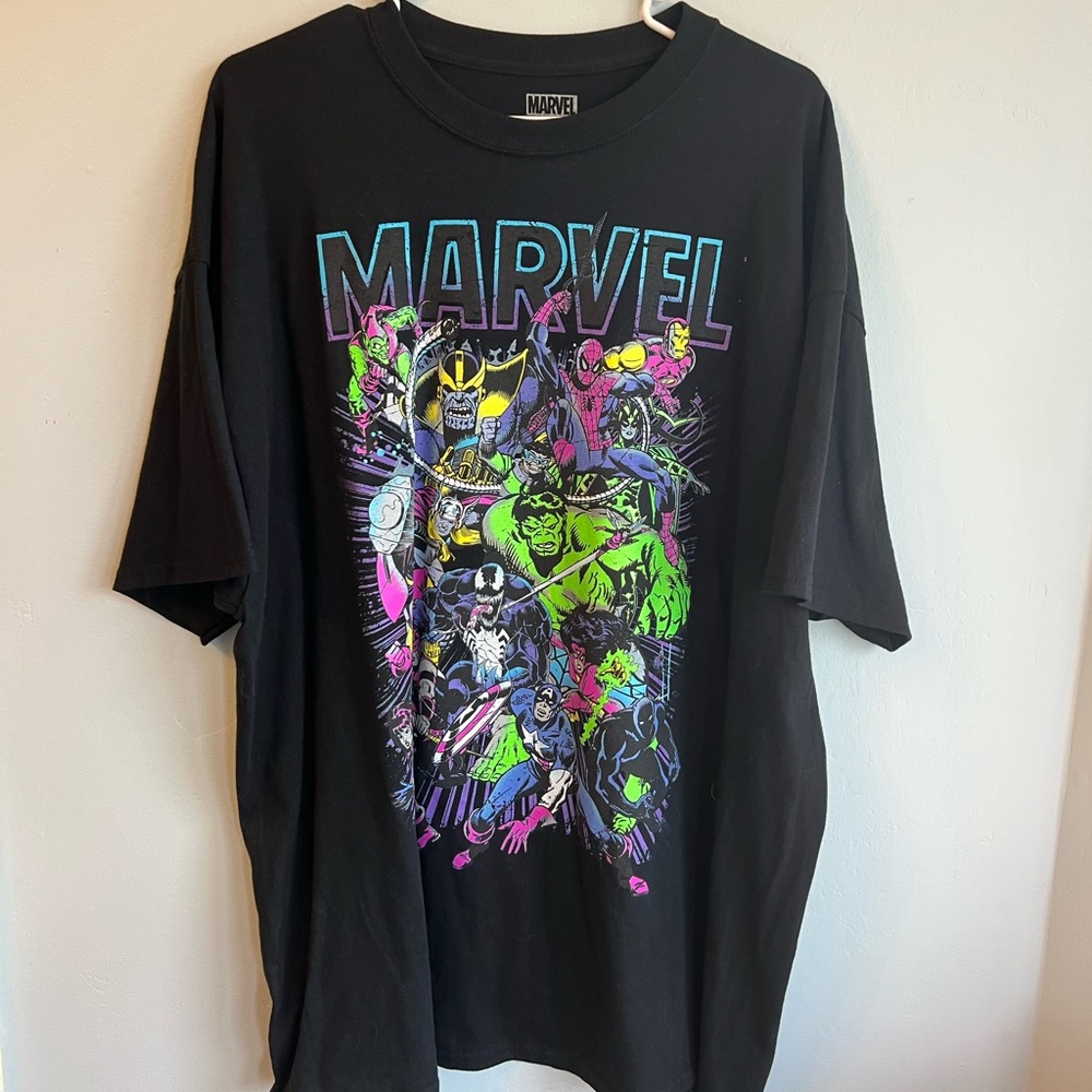 Marvel Neon Graphic Tee